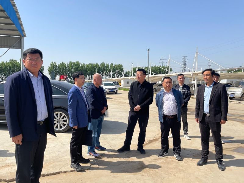 市委常委、市政府副市長劉煜帶隊調研龍港汽車城重點項目推進情況